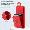 thumbnail image 4 of Phone Case for iPhone Xs X 10 10s Wallet Cover with Credit Card Holder Shoulder Crossbody Strap Long Lanyard Leather Cell Accessories iPhoneX iPhoneXs iPhone10 i PhoneX SX 10x 10xs X’s Women Men Red, 4 of 15