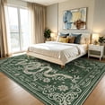 thumbnail image 6 of MJIAexp 8'x10' Snake Area Rugs,Washable Rugs for Living Room,Large Soft Vintage Bedroom Rug, Botanical Non Slip Ultra Thin Floor Carpet for Dining Room Home Office, 6 of 8