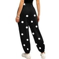 thumbnail image 4 of TAIAOJING Women's Joggers Pants Bottom Pants Waist Trousers Sporty Fit Jogger Print Sweatpants High Pockets Pants, 4 of 6
