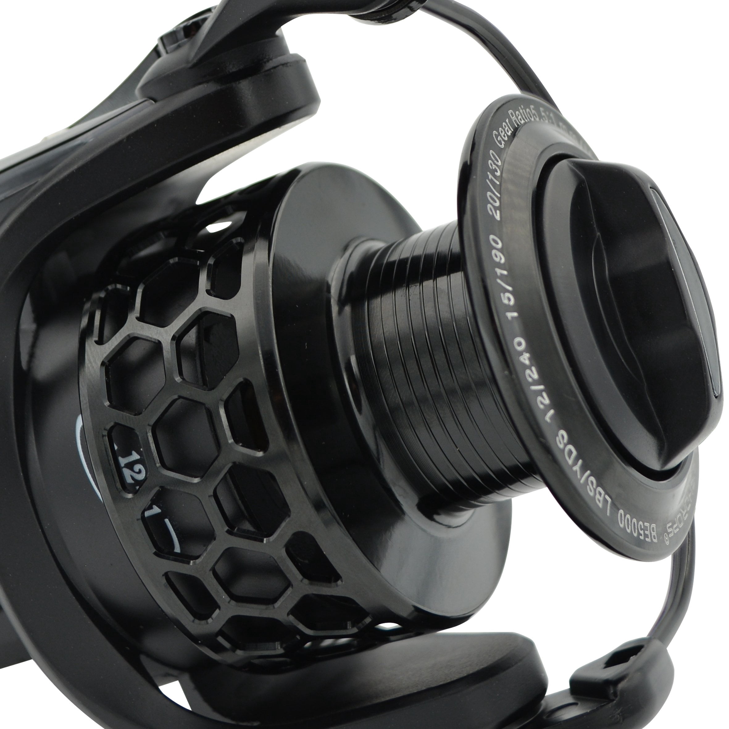 Spinning Fishing Reels 12+1bb Ultra Lightweight Carved Aluminum Spool Affordable Smooth