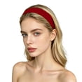 thumbnail image 2 of Certgust Pink Fascinators for Women Wide Headbands for Women 6 Pack Elastic Stretchy Sweatbands Soft Sports Thin Headband Fashion Headbands for Women, 2 of 5