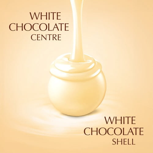 Lindt Lindor White Chocolate Truffles Box 200g, British Import (Pack of 6)