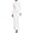 White, variant on Waist‑Gathered Turtleneck Midi Dress Women Winter Daily Attire