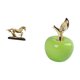 thumbnail image 5 of Figura de caballo,Figura coleccionable de caballo en miniatura,Adorno de caballo de resina,estatua de animal,decoración para el hogar,Estatua,Estatua de fruta artificial Escultura Artesanías, 5 of 8