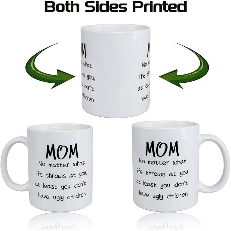 One Awesome Mom Funny Coffee Mug Best Mothers Day Gifts for Mom Women  Unique Gift Idea for Mom from Daughter Cool Birthday Christmas Present for  a New