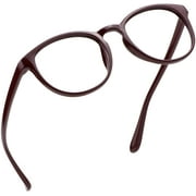 LifeArt Blue Light Blocking Glasses, Anti Eyestrain, Computer Reading Glasses, Gaming Glasses, TV Glasses for Women Men, Anti Glare (Dark Red, +2.75 Magnification)