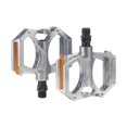 thumbnail image 2 of Bicicleta 2x M195 MTB Pedales de Ndcxsfigh 2 Rodamientos Aluminio con reflector (Plata), 2 of 5