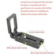 thumbnail image 4 of Camera L Bracket MPU105 Metal Alloy Camera Tripod Head Quick Release Plate Compatible with Nikon D7200 Black, 4 of 7
