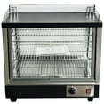 thumbnail image 6 of NSF 27 in. 3-Tier Commercial Food Warmer with Top Rack, Countertop Heated Display Case for Pizza & Pretzels, Three-Color Lighting, Thermometer Included – Perfect for Cafeterias, Kitchens, 6 of 11