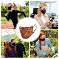 thumbnail image 4 of Unique Bargains 1 Pc Breathable Thin Sunscreen Mask Coffee Color Lace, 4 of 5