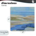 thumbnail image 4 of Stupell Industries Rustic Lodge Low Tide Azure Dunes Canvas Art, 17 x 17, by Lynn Ericson Fine Art, 4 of 8