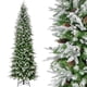 thumbnail image 4 of Costway Árbol de Navidad flocado de 270 cm con 1310 puntas de ramas de PVC PE 470 luces LED de color blanco cálido, 4 of 4