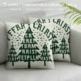 thumbnail image 3 of GOSMITH  Green Christmas Pillow Covers Farm Fresh Christmas Trees Pillow Covers for Sofa Couch Room，Christmas Trees Decor Pillow Covers, 3 of 5