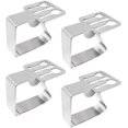 thumbnail image 1 of 4PCS Decorative Tablecloth Clips Stainless Steel Thickened Strong Cloth Clips Tablecloth Clamp Holders Table Cover Clamps Table Cloth Clips Holders for Outdoor and Indoor, 1 of 7