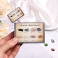 thumbnail image 4 of Mini Caja De Regalo De Espécimen De Mineral Natural, 8 Uds., Piedra Natural Irregular, Mini Especímenes De Mineral, Decoración Del Hogar Guardurnaity BA001120-00, 4 of 6