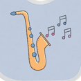 thumbnail image 4 of Inktastic Saxophone Player Music Girls Baby Bib, 4 of 4