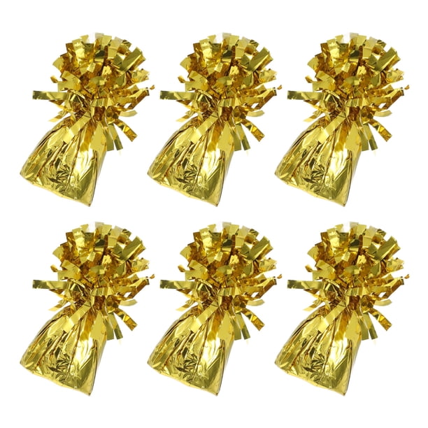 CRILSTYLEO 6Ud Pesos Para Globos Dorados Para De Fiesta Material Estable Y