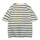 thumbnail image 4 of Blusas y camisas de manga corta y cuello redondo para hombre, blusa informal de verano de manga corta con cuello redondo y corbata, blusa de poliéster para hombre., 4 of 9