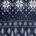 thumbnail image 3 of Better Homes & Gardens Wintry Fair Isle Velvet Sherpa Plush Throw, 50" x 72", 3 of 5