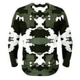 thumbnail image 4 of Spring Savings Clearance!LEBONYARD Mens Hoodies Pullover Big and Tall,Men's Camouflage Printing Button Casual Long Sleeve Round-Neck Blouses Shirts Camouflage XXXXXL, 4 of 4