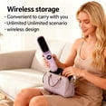 thumbnail image 3 of Go Brush Pro 2026 Cordless Hair Straightening Brush, 30s Fast Heat Mini Travel Straightener with 3 Temperature Settings, Type-C Rechargeable 4000mAh Thermal Brush for Women, 3 of 7
