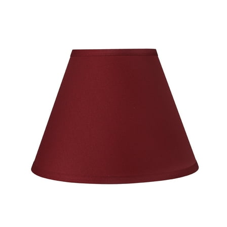 Aspen Creative 32632 Transitional Hardback Empire Shaped Spider Construction Lamp Shade in Blood Red, 12" wide (6" x 12" x 9")