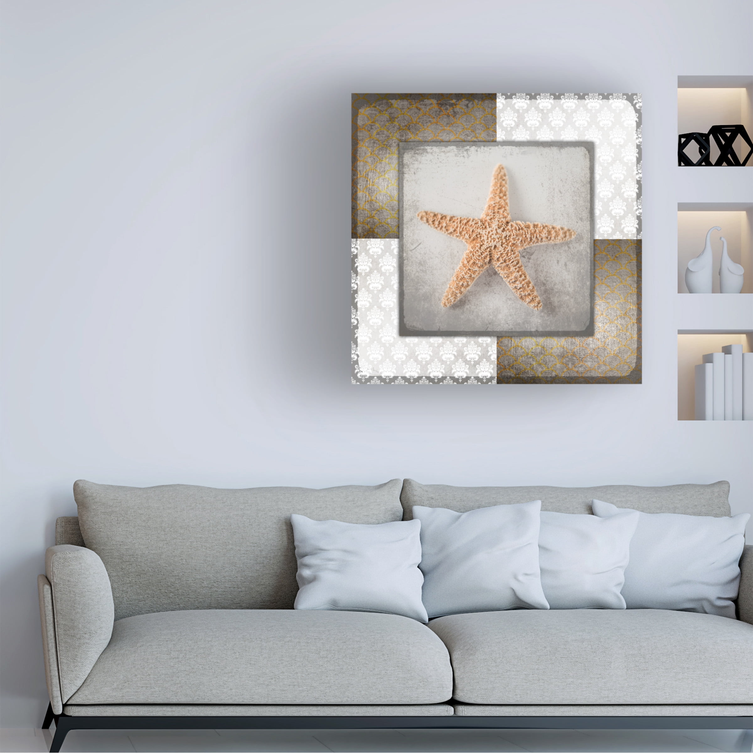 LightBoxJournal 'Vintage Nautical Star' Canvas Art