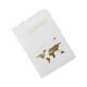 thumbnail image 1 of Funda para pasaportes Ounissouiy Almacenamiento y organización del hogar Cuero PU Blanco, 1 of 6