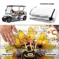 thumbnail image 6 of Uourmeti Golf Cart Seat Cover with 4 Pockets Soft, Compatible with Sports Universal Golf Cart Seat Golf Cart Seat Covers(Bee), 6 of 8