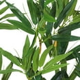 thumbnail image 4 of Nearly Natural 4' Bamboo Polyester Artificial Plant, Green, 4 of 10