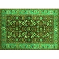 thumbnail image 1 of Ahgly Company Indoor Rectangle Oriental Green Industrial Area Rugs, 6' x 9', 1 of 4