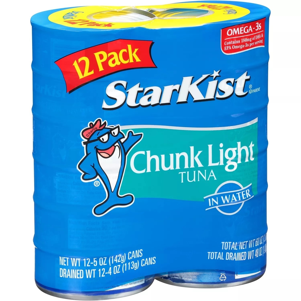 Starkist Chunk Light Tuna in Water 5 Ounce Can (Pack of 12) - image 3 of 5