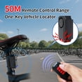 thumbnail image 5 of Wiher Bike Alarms, Loud 135dB Alarms for Ebikes, Wireless Bike Alarm with Remote, Anti-Theft Bicycle Motorcycle Alarm Wireless Security Sensor Alarms, 5 of 10