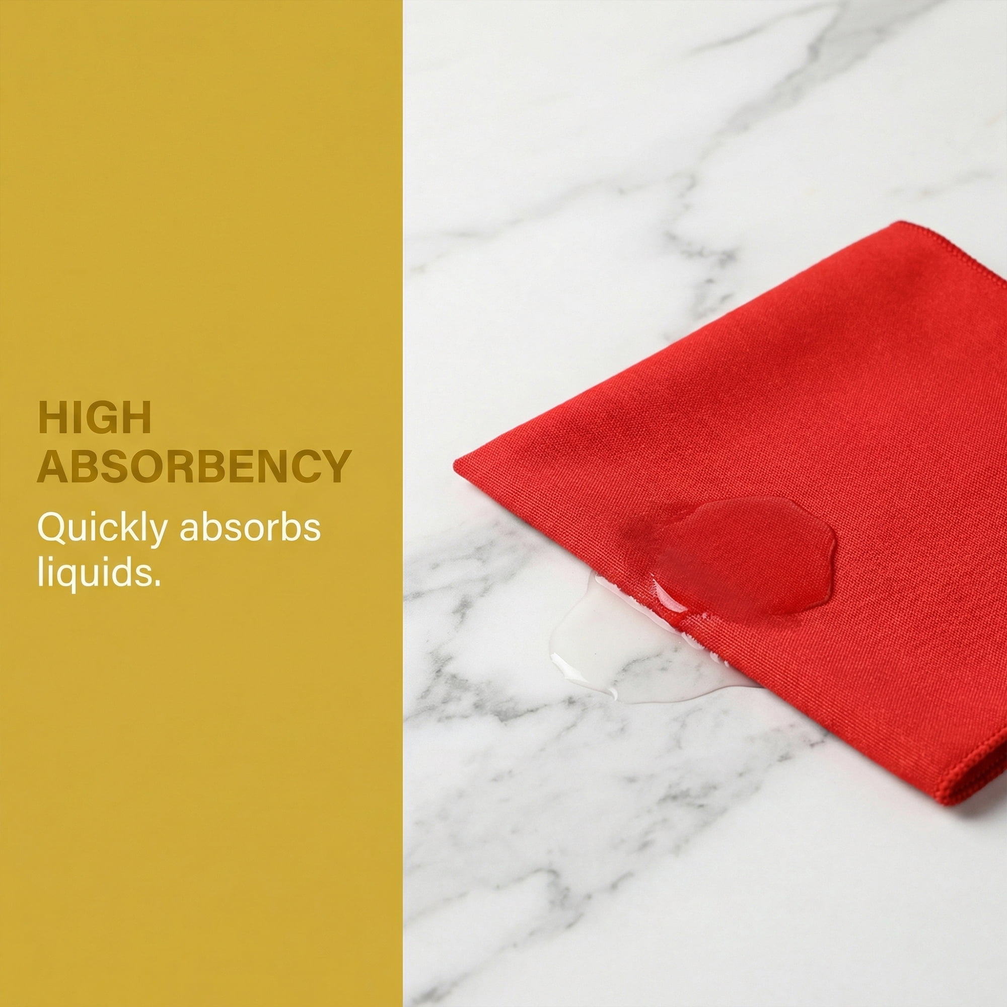 Unique Bargains 12Pcs Reusable Table Dinner Napkins Red 12x12inch