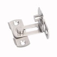 thumbnail image 4 of 3 Inch 90 Degree Right Angle Door Latch Buckle Hasp Sliding Lock Barrel Bolt, 4 of 8