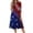 Red, variant on BOMYJESK Womens Maxi Dress Patriotic American Flag Midi Dresses Independence Day Art Print 4th July 2026 Summer Dresses Casual Party Apparel Navy 3XL