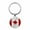 A, variant on Canadian Keychain Accessory for Hanging Durable Metal Carabiner Clip Ideal for Keys Luggage and Gifting