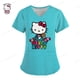 thumbnail image 3 of Camiseta de uniforme para mujer 2023, camisetas de Hello Kitty, uniforme de enfermera, bolsillo, Hello Kitty, cuello en V, ropa para mujer, tops, top de hospital, 3 of 5
