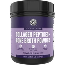 Left Coast Performance Collagen Peptides Powder Organic with Organic Bone Broth Protein, Grass Fed - 16 oz