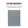 thumbnail image 4 of Bellagio-Italia CD/DVD Storage Binder - Full Gray - Leather - 144-Disc Capacity - Storage Organizer for DVDs, CDs, Blu Rays, & Video Games - Acid-Free Binder Organizer Sheets - 3 Pack, 4 of 7
