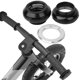 thumbnail image 3 of Blantye 29.6mm Auriculares con vástago de Horquilla Delantera de aleación de Aluminio para niños Accesorio de Bicicleta de Equilibrio(Black), 3 of 5