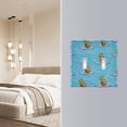 thumbnail image 5 of Haosy Light Switch Cover Plate 2 Gang Electrical Outlet Covers Capybara Surfer on Water Decorate Wall Plate 4.56”x4.48”, 5 of 8