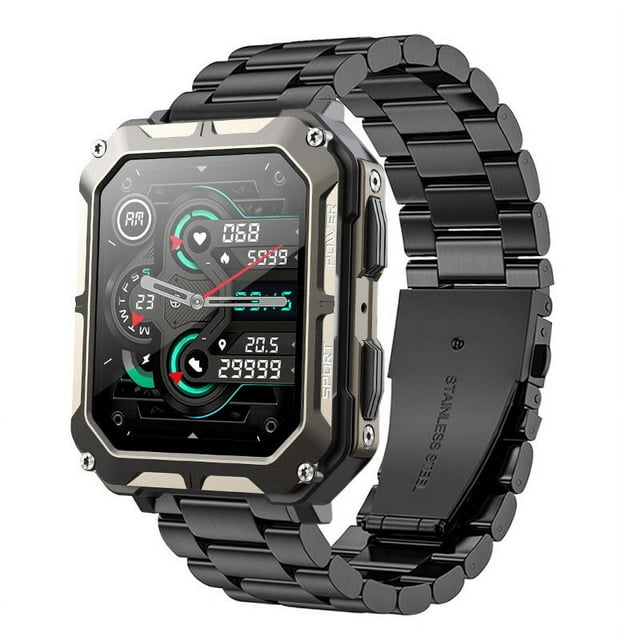 C20pro Montre Intelligente de Sport d'Extérieur avec Appel Bluetooth, Étanche