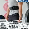 thumbnail image 2 of Synergee Weightlifting Belt 5” Padded Support for Squats Deadlifts Powerlifting & Cross Training - Medium, 2 of 6