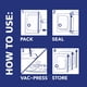 thumbnail image 4 of Bolsas de almacenamiento al vacío Hefty Shrink-Pak Heavy Duty 4 grandes, 4 of 7