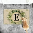 thumbnail image 2 of 1PCS Summer Floor Mats Family Initial Doormat Holiday Welcome Mats Non- Polyester Beach Floor Mat for Home Entryway, 2 of 4
