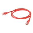 thumbnail image 1 of C2G Cat5e Snagless Unshielded (UTP) Network Patch Cable - Patch cable - RJ-45 (M) to RJ-45 (M) - 50 ft - CAT 5e - molded, snagless, stranded - red, 1 of 4