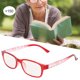 thumbnail image 5 of Anteojos de lectura para presbicia con detalles en rojo para hombres y mujeres (+1,50) con elegante estuche de almacenamiento, 5 of 7