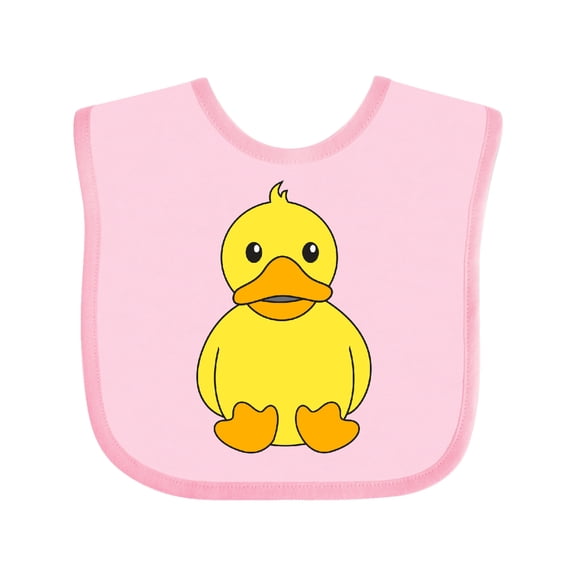 Inktastic Cute Duck Boys or Girls Baby Bib