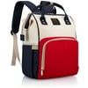 Large Capacity Diaper Bag, Gimars Mummy Maternity Nappy Bag Multifunctional Diaper Backpack, Red